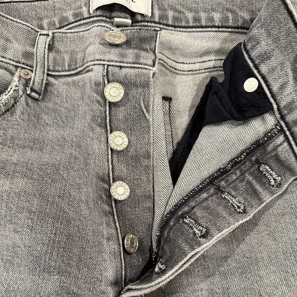 Agolde Nico High Rise Slim in Risk (gray) size 24 - Picture 4 of 4